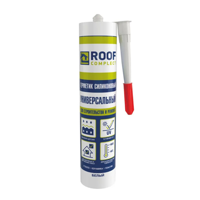 Универсальный силиконовый герметик Roof Сomplect